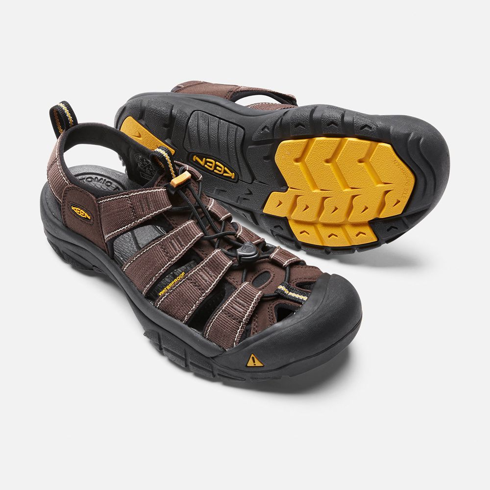 Keen Outdoor Sandalet Erkek Kahverengi/Siyah - Newport H2 - Türkiye EMSG69034